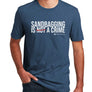 Sandbagging Is a Crime Golf T-Shirt (50/50)