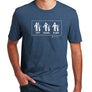 Lift. Clean. Place. Blue Golf T-Shirt (50/50) | Stymie Clothing Company