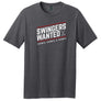 Swingers Wanted Golf T-Shirt Charcoal | Stymie Clothing Company