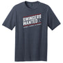 Swingers Wanted Golf T-Shirt Navy | Stymie Clothing Company