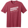 Swingers Wanted Golf T-Shirt Red | Stymie Clothing Company