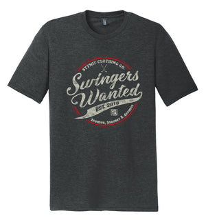 Swingers Wanted V2.0 Golf T-Shirt (Triblend) | Stymie Clothing Company