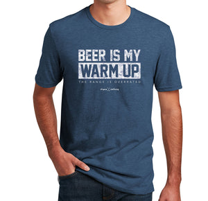 Beer Is My Warm Up Golf T-Shirt (50/50) | Stymie Clothing Company