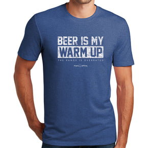 Beer Is My Warm Up Golf T-Shirt (Tri-blend) | Stymie Clothing Company