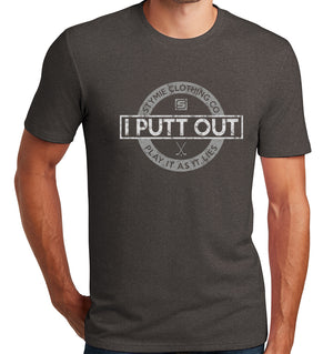 I Putt Out Golf T-Shirt (Tri-blend) | Stymie Clothing Company