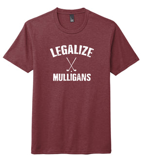 Legalize Mulligans Golf T-Shirt (Tri-blend) | Stymie Clothing Company