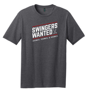 Swingers Wanted Golf T-Shirt Charcoal | Stymie Clothing Company
