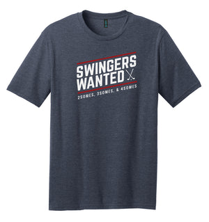 Swingers Wanted Golf T-Shirt Navy | Stymie Clothing Company