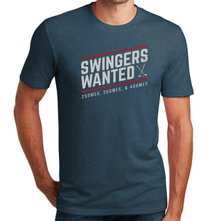 Swingers Wanted Golf T-Shirt (Tri-blend)