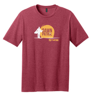 Dawn Patrol Golf Red T-Shirt | Stymie Clothing Company