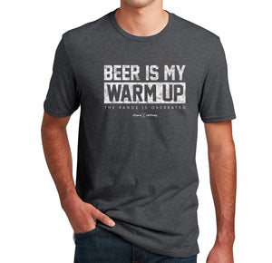 Beer Is My Warm Up Golf T-Shirt (50/50)