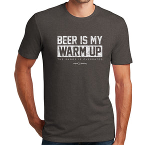 Beer Is My Warm Up Golf T-Shirt (Tri-blend)