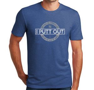 I Putt Out Golf T-Shirt (Tri-blend)