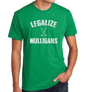 Legalize Mulligans Golf T-Shirt | Stymie Clothing Company