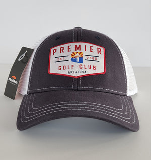 Premier Golf Club Vintage Trucker Snapback Hat (by Pukka) | Stymie Clothing Company