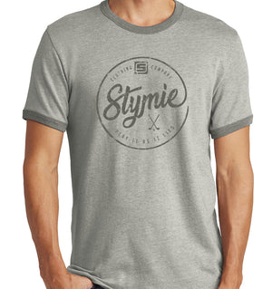 Stymie Play It As It Lies Vintage Ringer T-Shirt (50/50) | Stymie Clothing Company